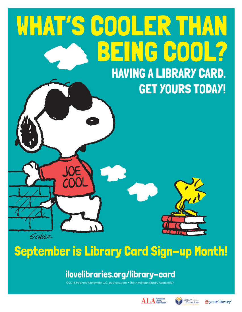 LIbrary card sign-up month